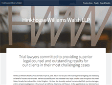 Tablet Screenshot of hww-law.com